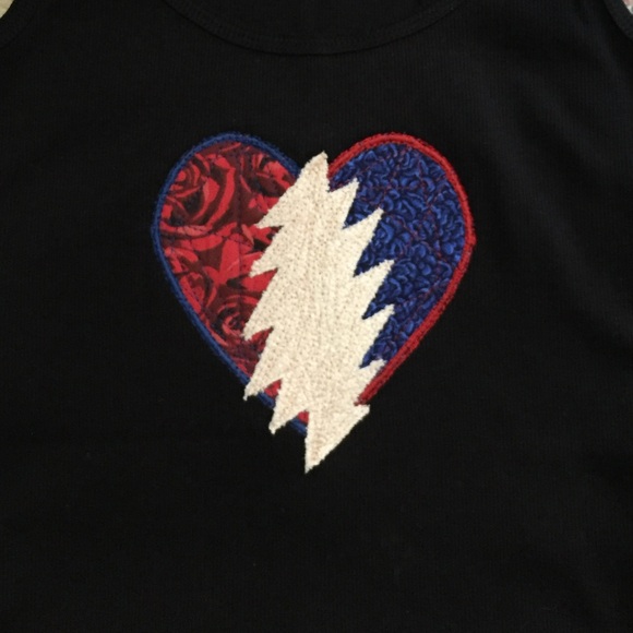 Steal-Your-Heart  ❤⚡💀 Stole-My-Heart Custom Made Tank ToP… Grateful Dead - Picture 12 of 13